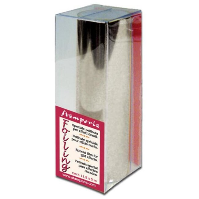 Stamperia Foil Silver roll m5x12cm h