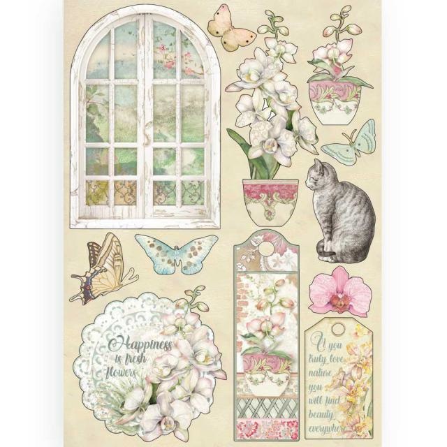 Stamperia Colored Wooden frame A5 - Window