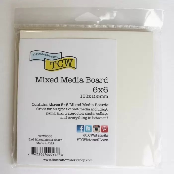 The Crafter's Workshop The Crafter's Workshop • Mixed media board 15,2x15,2cm