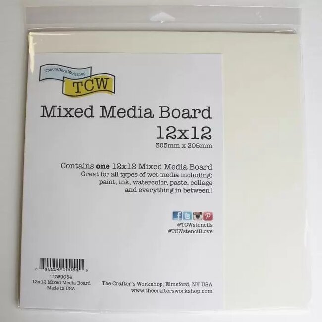 The Crafter's Workshop The Crafter's Workshop • Mixed media board 30,5x30,5cm