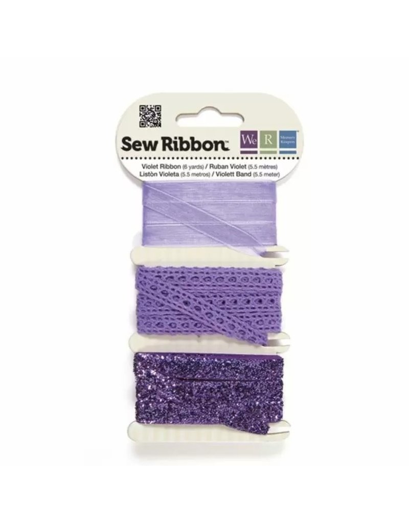 We R Memory Keepers We R Memory Keepers • Sew Ribbon ribbonset 5,5m Violet