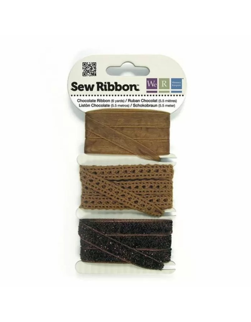 We R Memory Keepers We R Memory Keepers • Sew Ribbon ribbonset 5,5m Chocolate