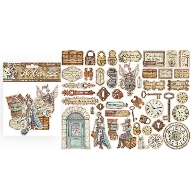 Stamperia Die cuts assorted - Lady Vagabond