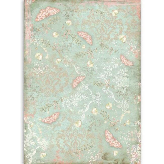 Stamperia A4 Rice paper packed Butterfly