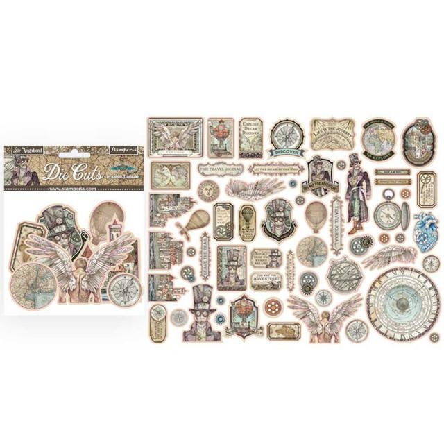 Stamperia Die cuts assorted - Sir Vagabond