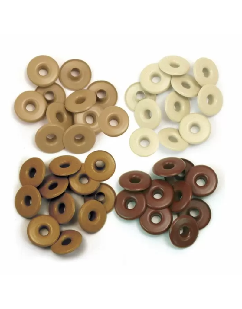 We R Memory Keepers We R Memory Keepers • Wide eyelets 40pcs Brown