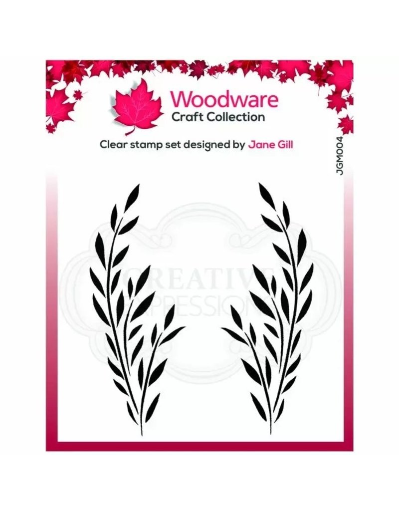 Woodware Woodware • Clear stempel singles Bethany leaf