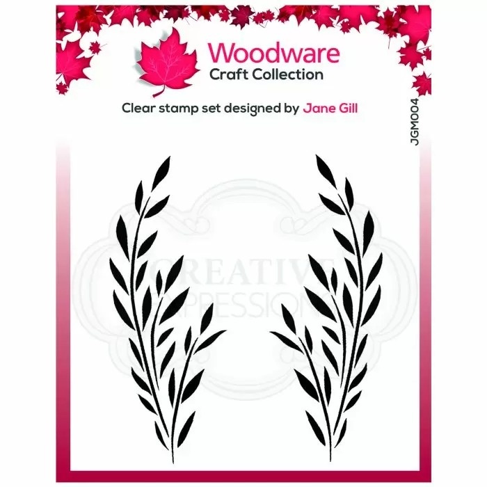 Woodware Woodware • Clear stempel singles Bethany leaf