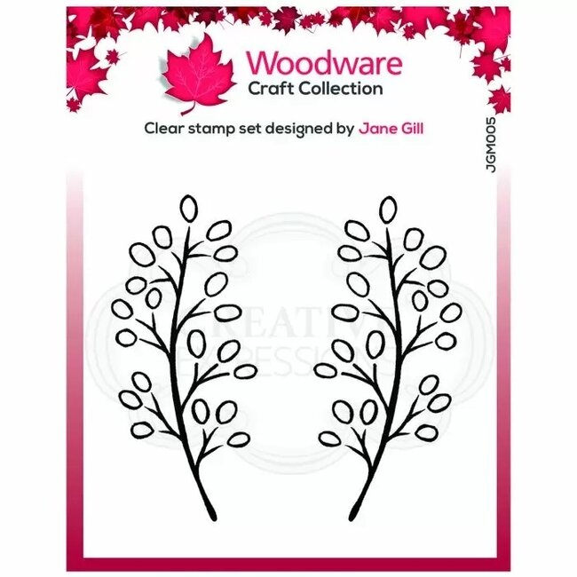 Woodware Woodware • Clear stempel singles Carla leaf