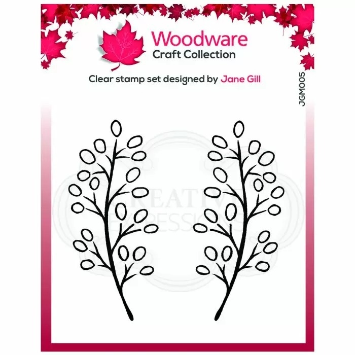 Woodware Woodware • Clear stempel singles Carla leaf