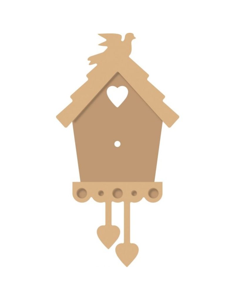 Vaessen Creative Vaessen Creative • MDF Klok Birdhouse