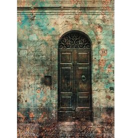 Decoupage Queen Antique Door with Scrollwork II A3