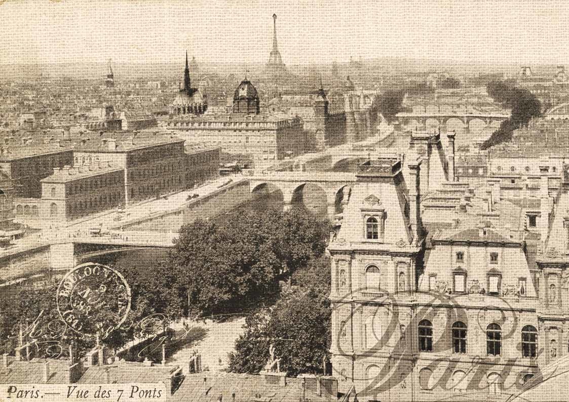 Decoupage Queen Paris Landscape A3