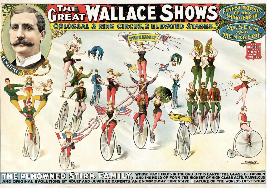 Decoupage Queen Great Wallace Shows A3