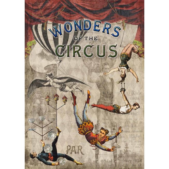 Decoupage Queen Wonders of the Circus A3Wonders of the Circus A3