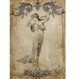 Decoupage Queen Antique Goddess Rice Paper A4