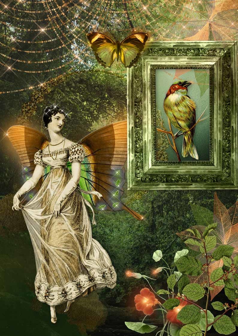 Decoupage Queen Woodland Fairy A4