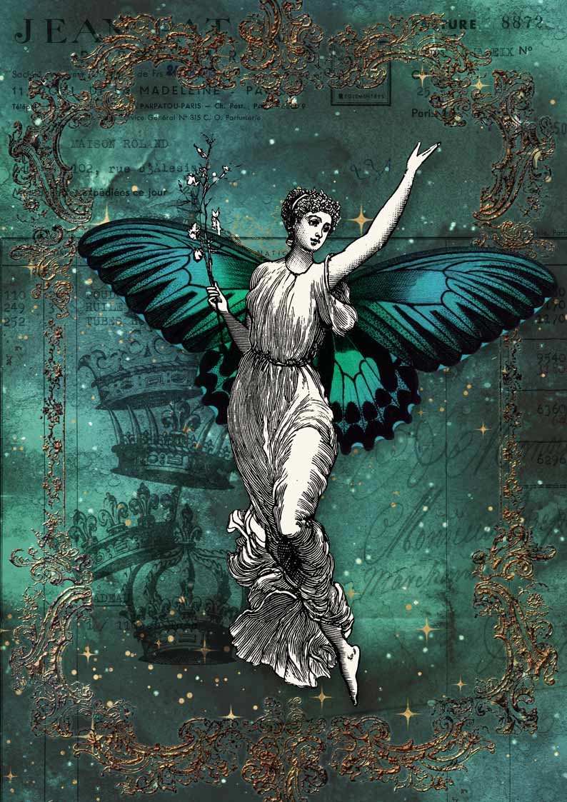 Decoupage Queen Fairy Queen A4