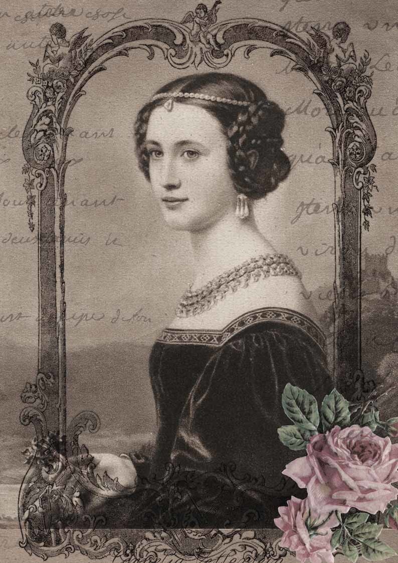 Decoupage Queen The Lady of the Castle A4