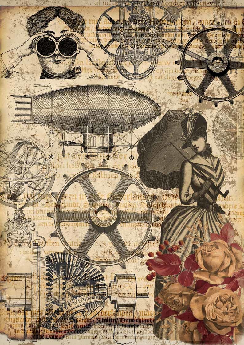 Decoupage Queen The Machine of Life A4