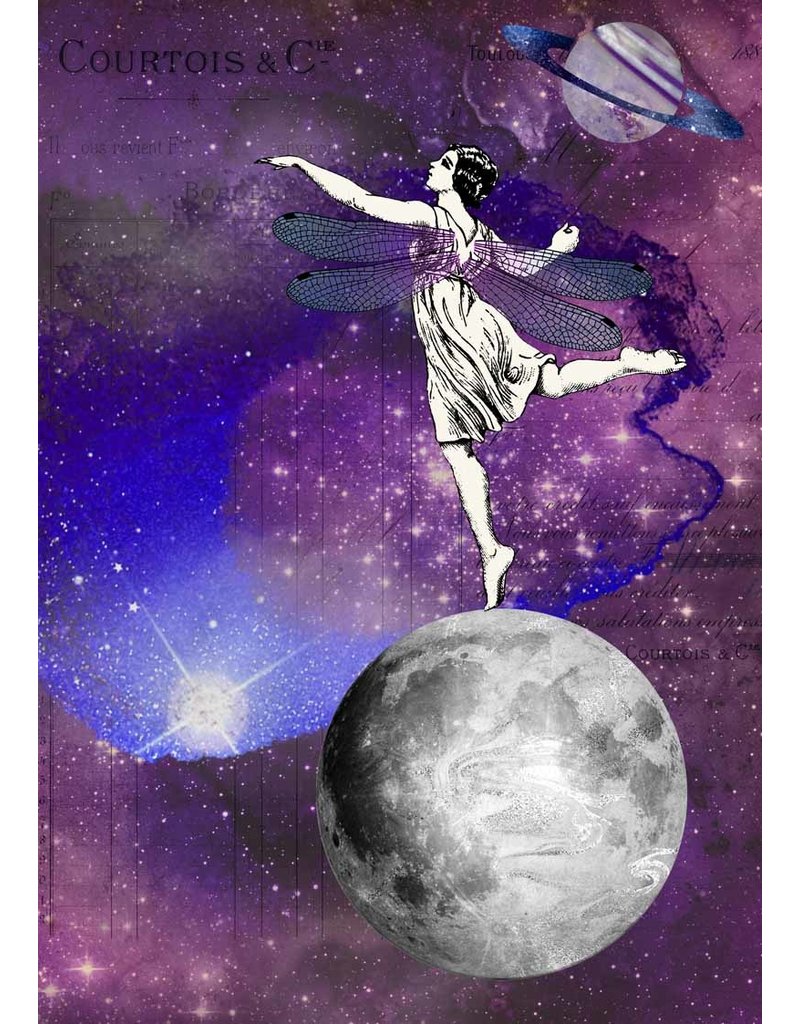 Decoupage Queen Dancing on the Moon A4Dancing on the Moon A4