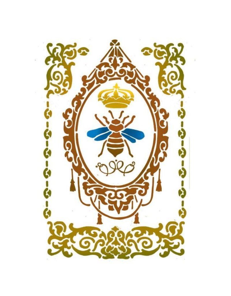 Stamperia Stencil G cm. 21x29,7 Queen Bee