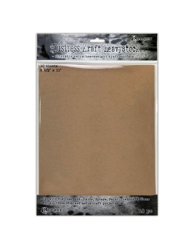 Tim Holtz · Ranger Ranger • Distress heavystock kraft 8,5x11"