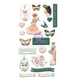 Nature Lover Collection Chipboard Stickers – 39 pcs w/ foil