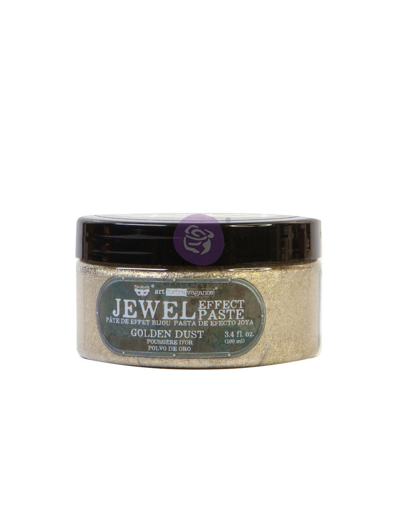 Prima Marketing Art Extravagance - Jewel Texture Paste - Golden Dust - 1 jar, 100ml (3.4 fl oz) / art art paste