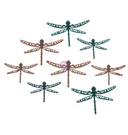 Prima Marketing Mechanicals - Scrapyard Dragonflies  - 8 pcs / metal