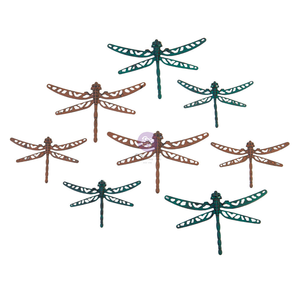 Prima Marketing Mechanicals - Scrapyard Dragonflies  - 8 pcs / metal