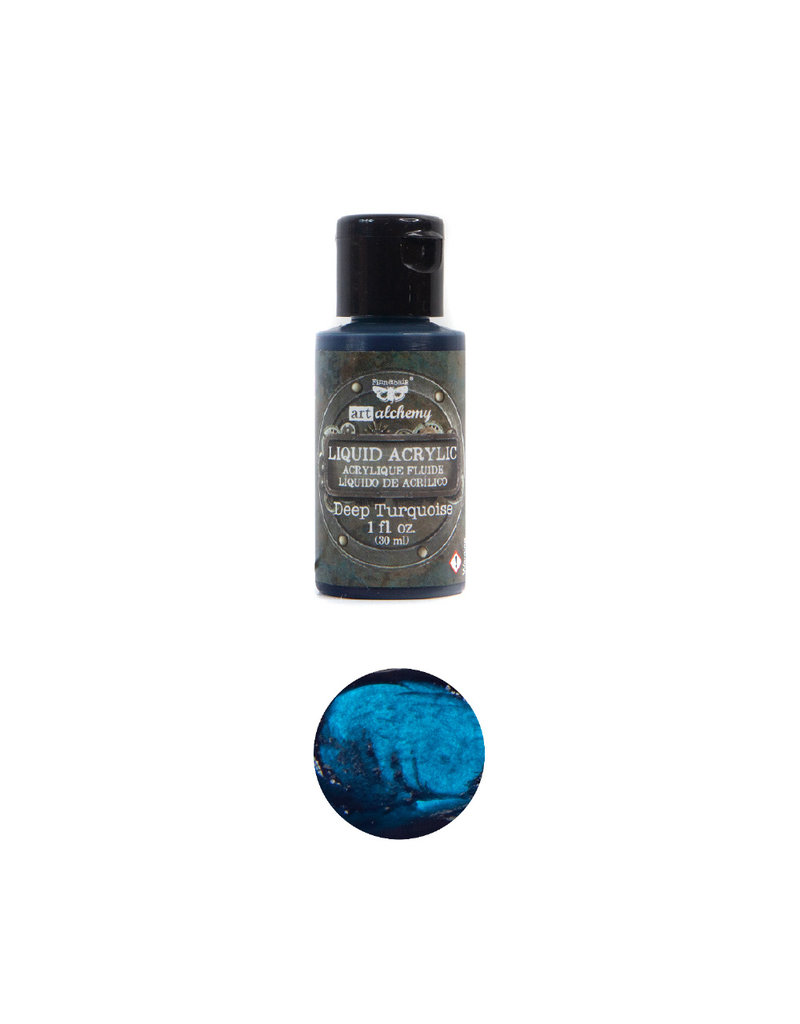 Prima Marketing Art Alchemy-Liquid Acrylic Deep Turquoise - 1 bottle - 30ml / art paint