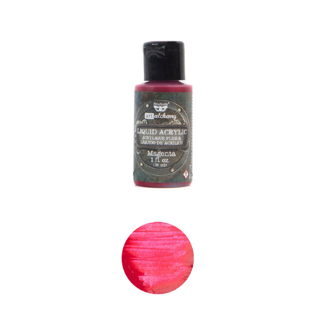 Prima Marketing Art Alchemy-Liquid Acrylic Magenta - 1 bottle - 30ml / art paint