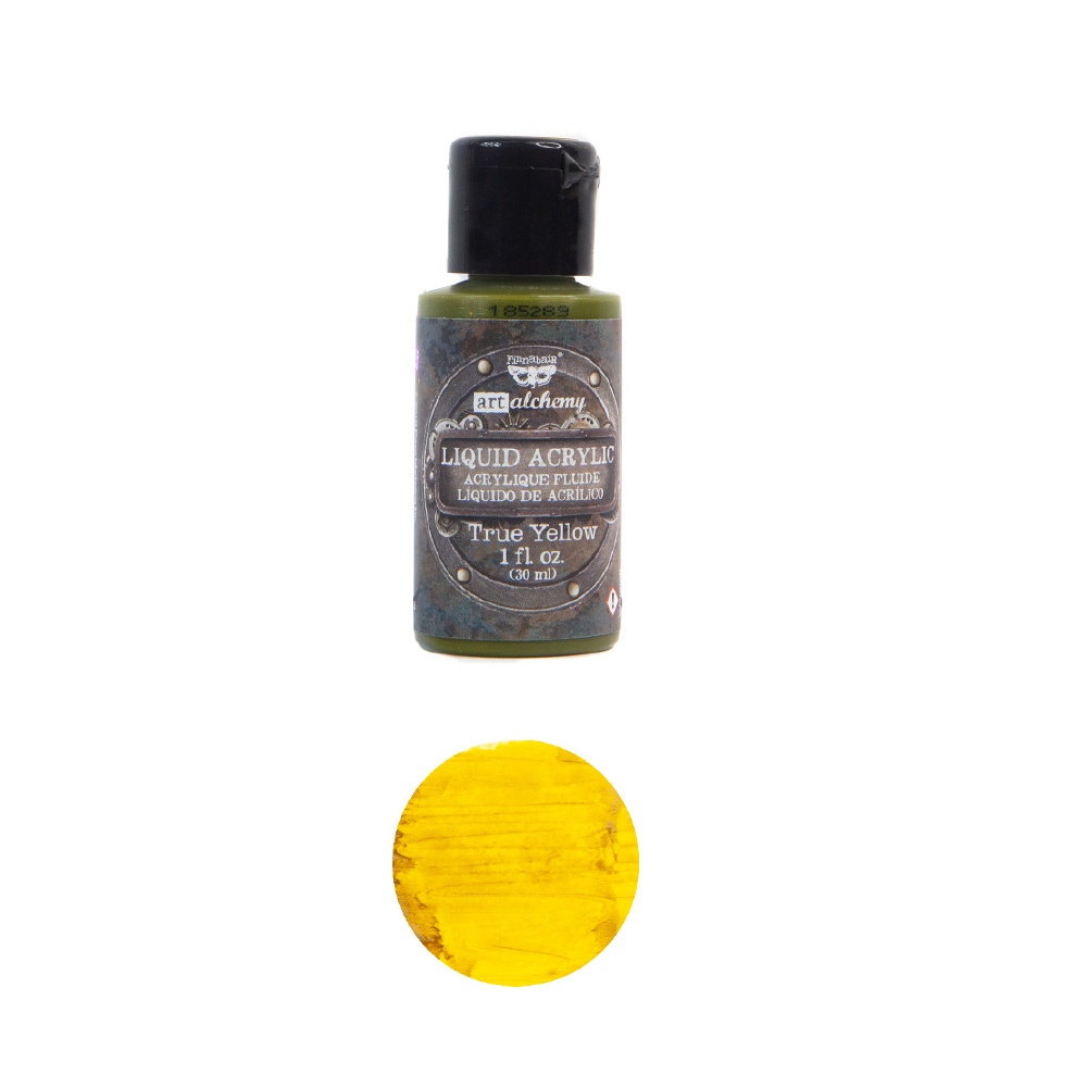 Prima Marketing Art Alchemy-Liquid Acrylic True Yellow - 1 bottle - 30ml / art paint