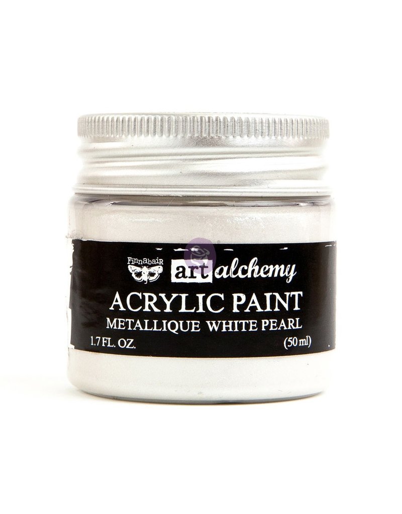 Prima Marketing Art Alchemy - Metallique - White Pearl / acrylic paint