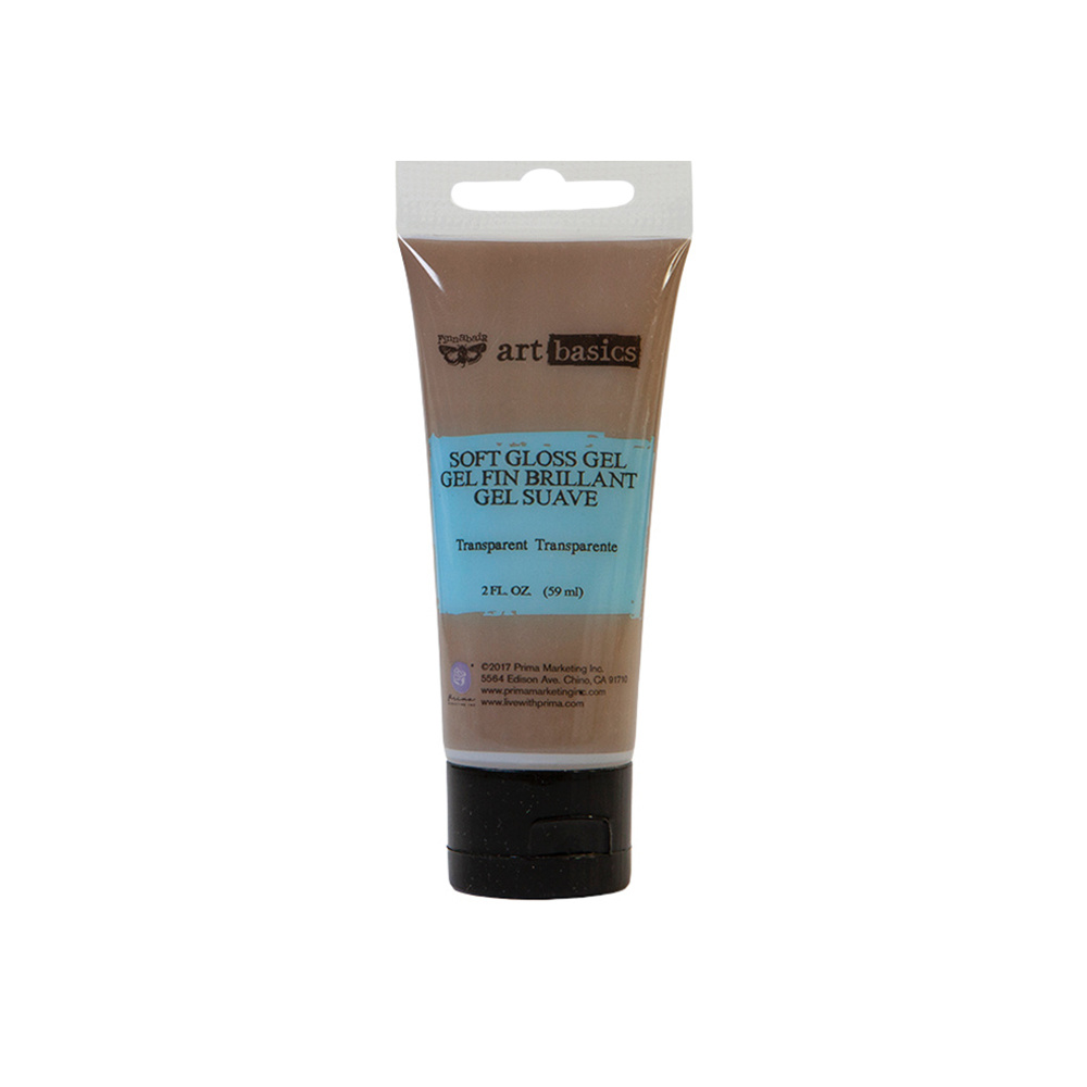Prima Marketing (M)SOFT GEL IN GLOSS 2 OZ TUBE / gel, paste, gesso medium