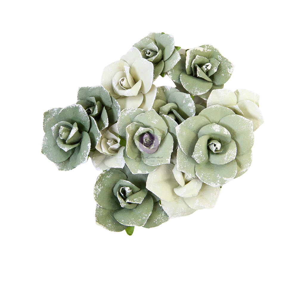 Prima Marketing Prima Flowers® Diamond Collection - Courage - 12 pcs / 1.25-2 in / mulberry paper