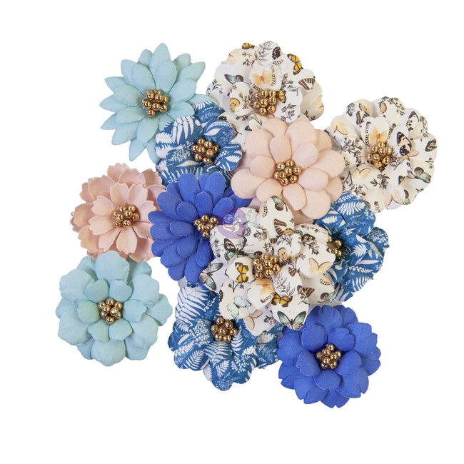 Prima Marketing Prima Flowers® Nature Lover Collection - Fresh Meadows - 12 pcs / 1.5 in / mulberry paper