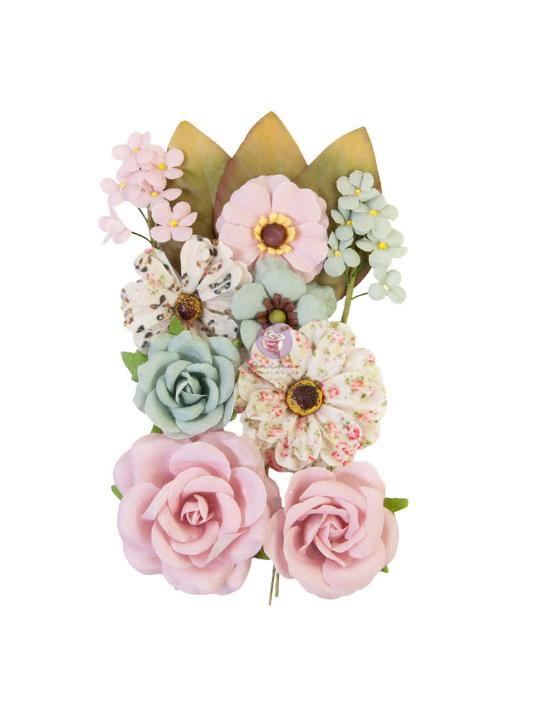 Prima Marketing Prima Flowers® My Sweet Collection - Forever Us -  12 pcs / 0.5-2.5 in / mulberry paper