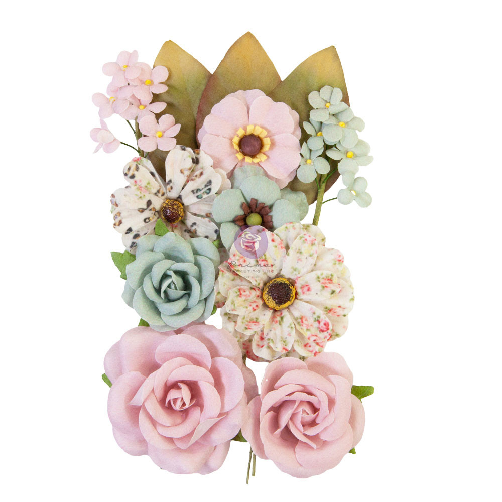 Prima Marketing Prima Flowers® My Sweet Collection - Forever Us -  12 pcs / 0.5-2.5 in / mulberry paper