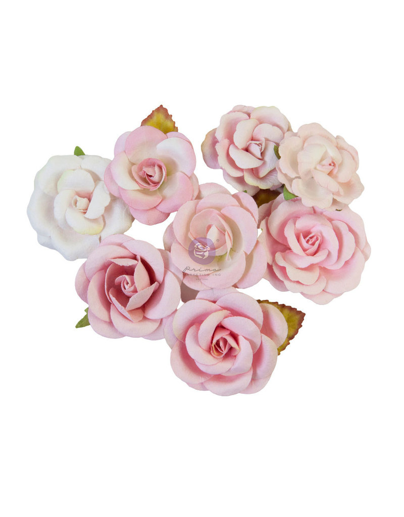 Prima Marketing Prima Flowers® Magic Love Collection - Pink Dreams -  8 pcs / 1.5-2 in / mulberry