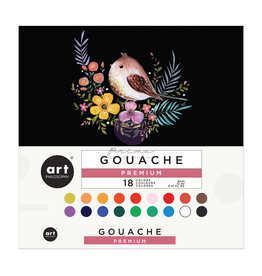 Prima Marketing Art Philosophy Gouache Set - 18 colors x 12 ml (0.41 fl oz) tube / opaque watercolors