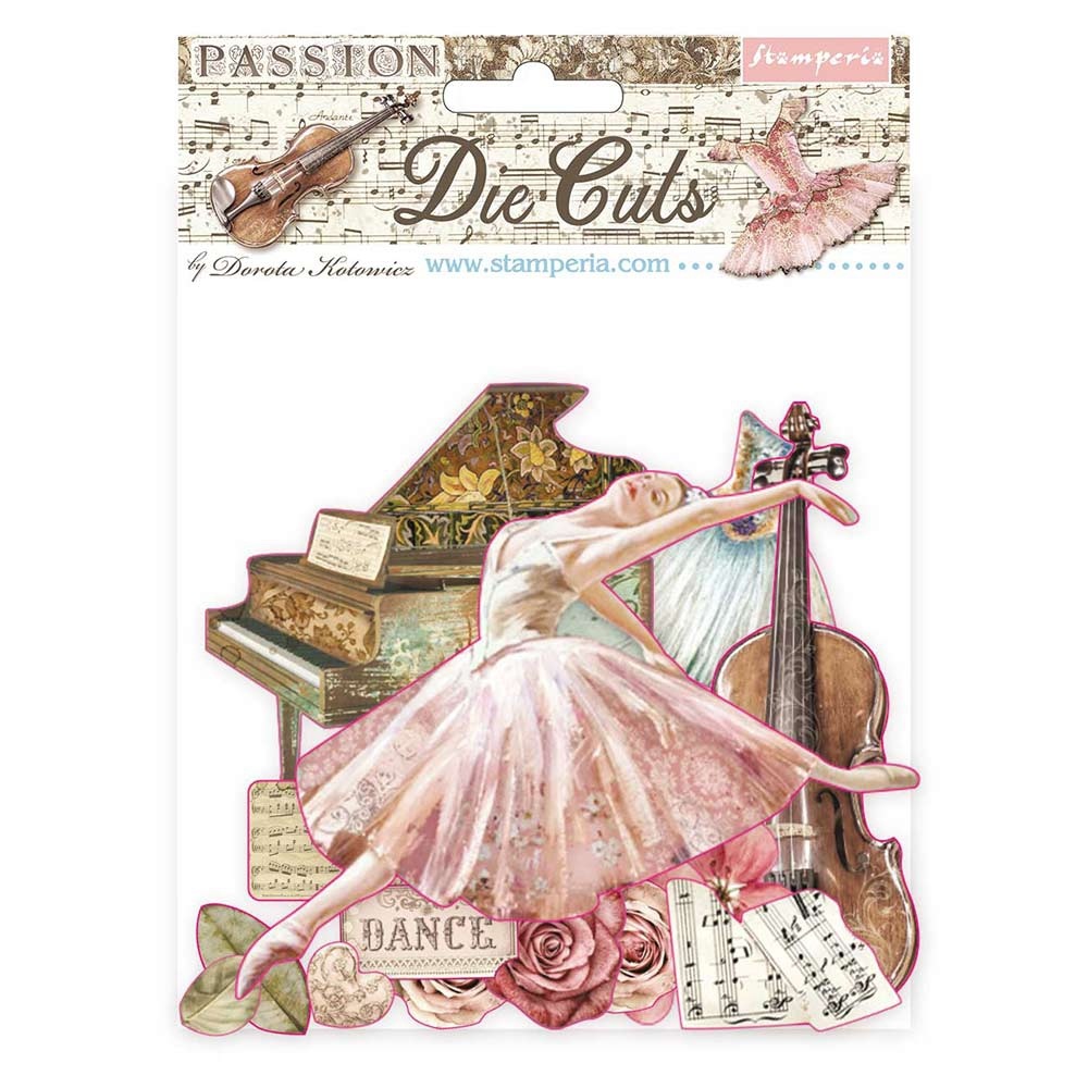 Stamperia Die cuts assorted - Passion