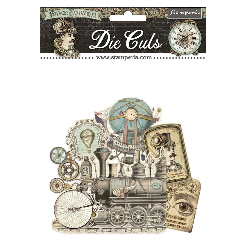 Stamperia Die cuts assorted - Voyages Fantastiques
