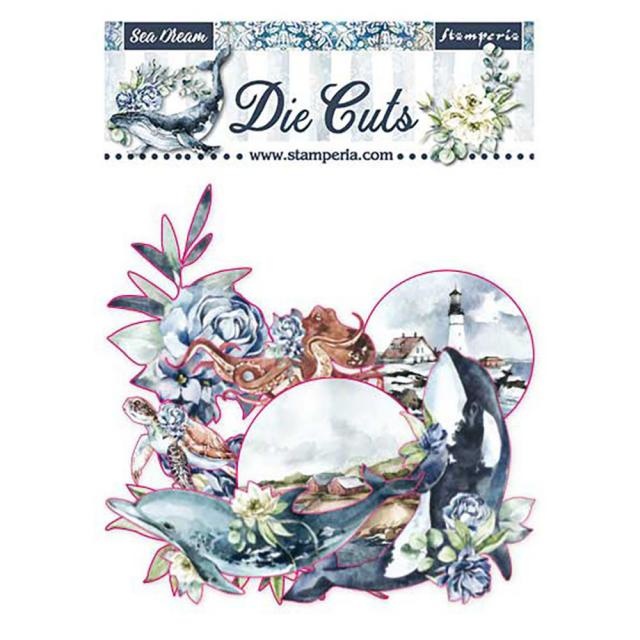 Stamperia Die cuts assorted - Sea Dream