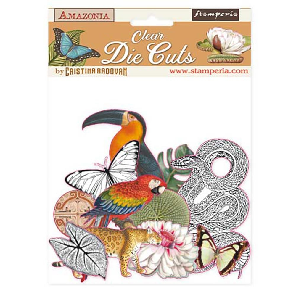 Stamperia Clear Die cuts - Amazonia