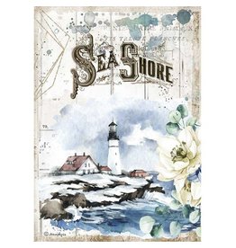 Stamperia A4 Rice paper packed - Romantic Sea Dream Sea Shore