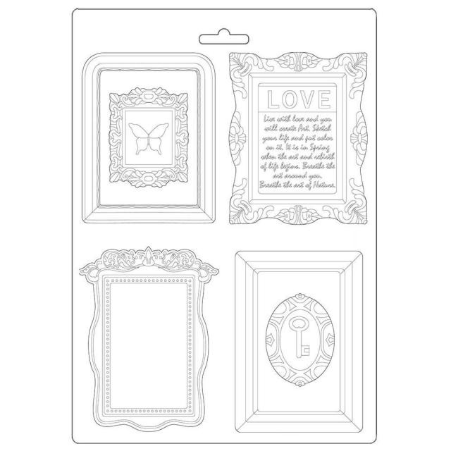 Stamperia Soft Mould A4 - Atelier frames
