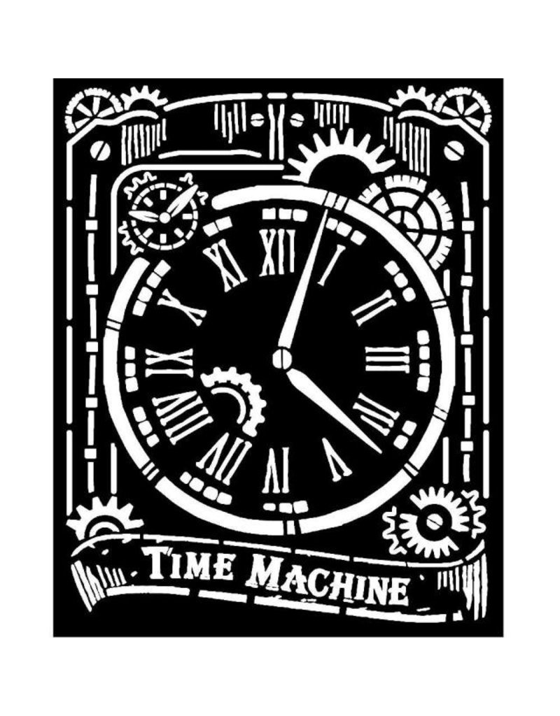 Stamperia Thick Stencil 20x25 cm - Clock
