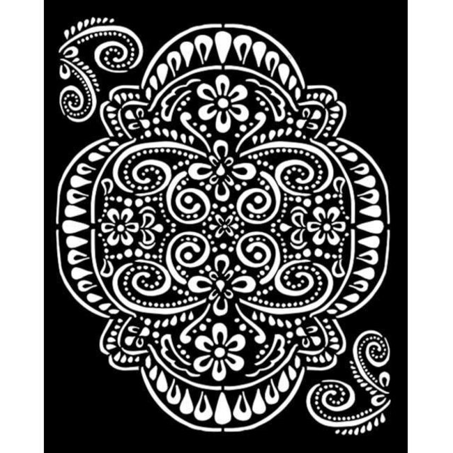 Stamperia Thick Stencil 20x25 cm - Atelier lace